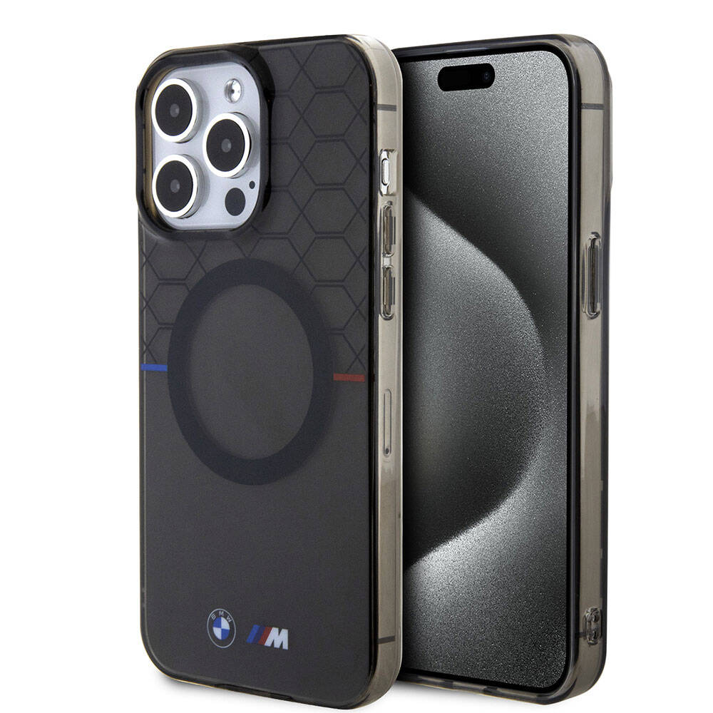 BMW iPhone 15 Pro Max Magsafe Şarj Özellikli Transparan M Dizayn Orjinal Lisanslı Telefon Kılıcı - 1 BMW iPhone 15 Pro Max Magsafe Şarj Özellikli Transparan M Dizayn Orjinal Lisanslı Telefon Kılıcı - 1